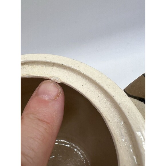 Artist Handmade Glazed Pottery Pitcher Butterfly Floral Design Spring Decor - Picture 13 of 16